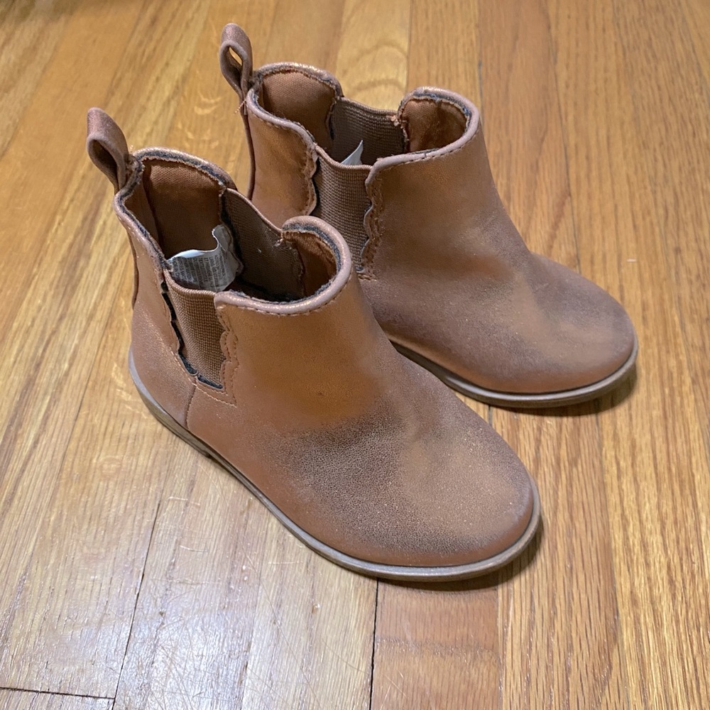 Rose Gold Booties size 6